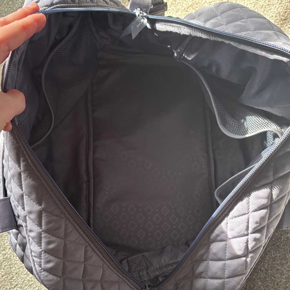 Vera Bradley Quilted Travel Bag in Dark Gray - Picture 2 of 2